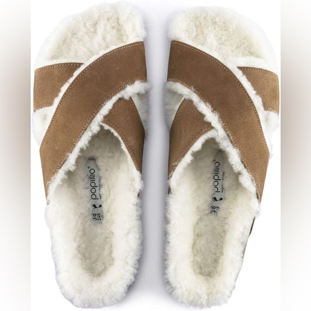 Birkenstock papillio Daytona suede platform sandals - Picture 3 of 9